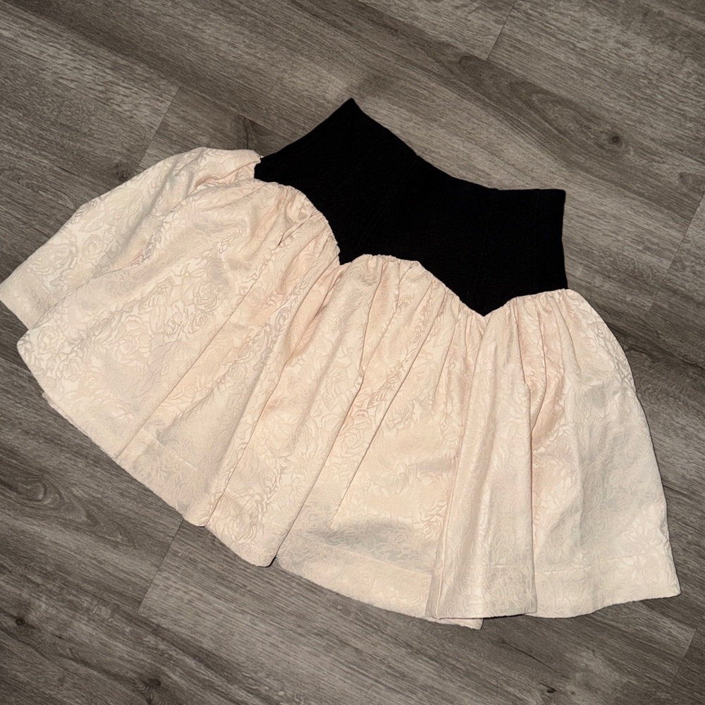 Maeve Basque waist knit Jacquard mini skirt - Picture 7 of 11